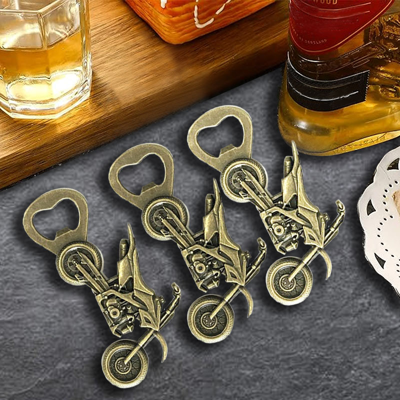 Bottle Opener, Motorcycle Shape Bottle Opener, Solid Color Bottle Opener, Suitable For Bar Or Househ